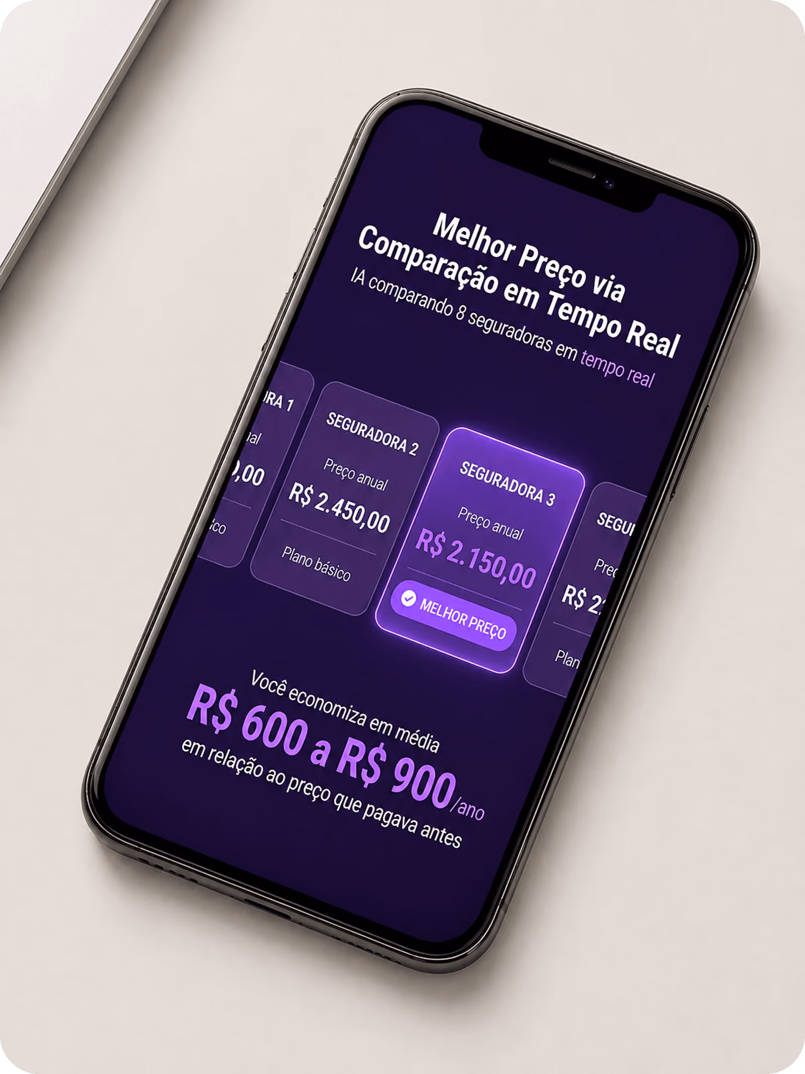 Melhor Preço via Comparação em Tempo Real